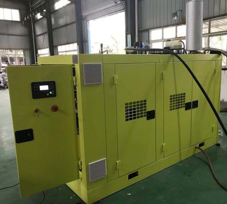 Water Cooled Silent 100kw Cummins Natural Gas CHP Generator Set 24hours Continuous Running