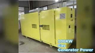 100KW Natural Gas Generator Backup Power