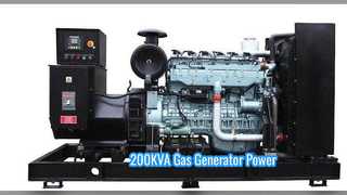 200KVA Natural Gas Generator Set Power Solution
