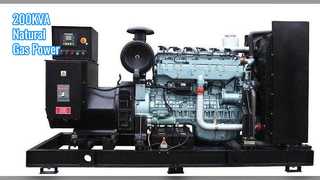 200KVA Natural Gas Generator Power Solution