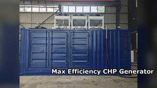 160kW Natural Gas CHP Generator Max Efficiency