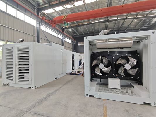 Good price 400kw Rated Power Yuchai Engine Natural Gas Generator Set with Rainproof Soundproof Container online