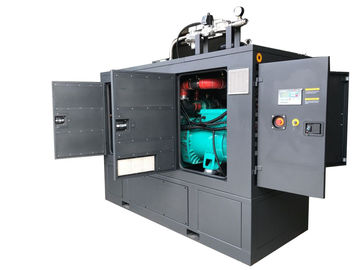 Continuous 100KW Natural Gas CHP , Synchro CHP Cogeneration Systems Super Silent Running