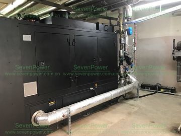 Super Silent CHP 120KW Heat And Power Machine Natural Gas Fuel With Soundproof Canopy